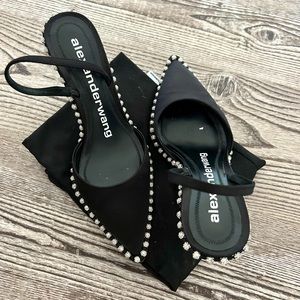 Stunning black Alexander Wang pumps in a size 37.5